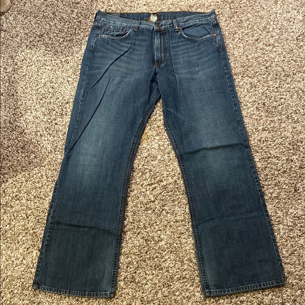 Lucky Brand Blue Straight Jeans Medium-Dark Wash